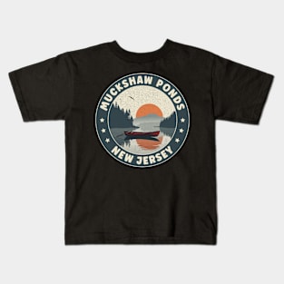 Muckshaw Ponds New Jersey Sunset Kids T-Shirt